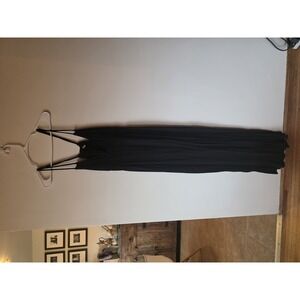 Black Strappy Boho Maxi Dress